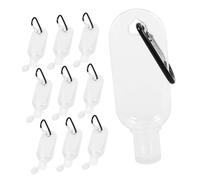 POPETPOP 10sets Flacone per Mani Flaconi da Viaggio Contenitori per Mani Flaconi Ricaricabili Supporto Flacone da Viaggio Vuote Realizzato in Materiale Pet e Pp Sicuro Colore Casuale