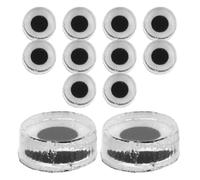 POPETPOP 12 Adesivi Oscuranti Luce LED per Occhiali Intelligenti, Protezione Lente Autoadesiva, Foglio Bloccante Luce 0,2 Pollici, Set da 12 Pezzi per Comfort e Privacy Quotidiana