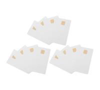 POPETPOP 12 Pezzi Carta Ic Bianca At24c02 2k in PVC per Controllo Accessi | Scheda Vuota con Chip, Rame Integrato, Formato Leggero, per Sistemi di Ingresso e Ambienti Diversi