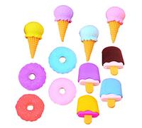 POPETPOP 12 pezzi Gommine Dessert per Cancella Facile Design e Accessorio Portatile per Scuola e