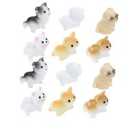 POPETPOP 12 pezzi Mini Figurine Decorazioni per Compleanno Toppers per Cupcake e Statuette Realistiche Cuccioli per Spazi Ridotti e Decorazioni Whimsical