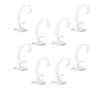 POPETPOP 12 pezzi Supporti Orologi Trasparenti in Plastica Espositori Da Resistenti con Base Antiribaltamento per Orologi Stand Display Portatile per Casa e Negozio