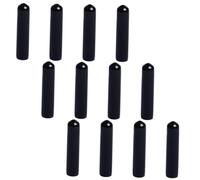 POPETPOP 12 pezzi Tappi Versatori Gomma per Bottiglie Liquore Copri Versatore Antipolvere Nero Tappi Spout per Cucina e Bar Protezione per Conservazione e Versamento Facile
