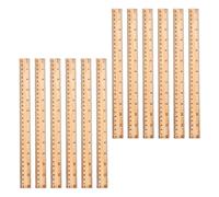 POPETPOP 12 Righelli Dritti Multifunzione in Legno 30 CM per Studenti e Uso Domestico Accessori Scolastici Leggeri e Portatili per Esercizi e Ripassi in Aula Ufficio e Biblioteca