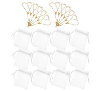 POPETPOP 12 Set Braccialetti Rosario con Perle Finte e Croce Bracciale Benedizione per Battesimo e Comunione Accessori Religiosi Leggeri e Compatti per Donne e Uomini