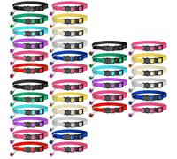 Popetpop 12pcs footprint da pet stampato cell cell anello per cucciolo di cane