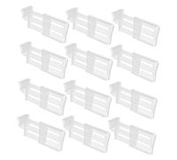 POPETPOP 12Pezzi Divisori Espandibili per Frigorifero Organizer per Bottiglie e Alimenti Facile Installazione Regolabile per Diverse