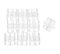 POPETPOP 12pezzi Inserti di Plastica per Sostituzione Nucleo Dispenser Nastro Adesivo, Mozzo Resistente e Trasparente per Uso Ufficio, Scuola e Casa