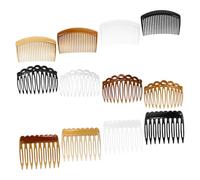 POPETPOP 12pezzi Pettini Laterali in Plastica Pettine Per Ondulati Vintage Pettini Torsione Fermaglio Per Chignon Di Strumenti Per Cura Dei Accessori Per Sposa