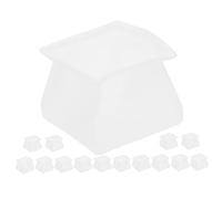 POPETPOP 14Pezzi Protezione per Gambe Sedia Silicone da Coperture Trasparenti per Antiscivolo e Facili da Installare e Ufficio Proteggono