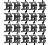 POPETPOP 15 pezzi Maschere Occhio Animale per Maschere Mezzo Volto Grigio in Tessuto Non Tessuto Regolabili e Riutilizzabili per Feste Tema Giungla e Halloween