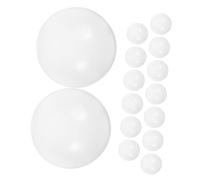 POPETPOP 15 pezzi Mini Palline da Calcio Balilla Piccole Palline in Resistenti per Giochi da Tavolo Accessori per Calcio Balilla Facili da Trasportare e Riporre
