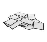 POPETPOP 18 Pollici Toppe Termoadesive per Riparazioni e Decorazioni DIY Rettangolari Rotonde e Quadrate per Cappelli e