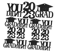 POPETPOP 18pezzi Etichette per Festa di Laurea Non Decorazioni per Tavoli e Vasi per Celebrare La Graduazione per Feste e Foto