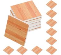 POPETPOP 18pezzi Mini Pavimenti Legno Per Dollhouse Decorazioni Realistiche Per Case Di Bambole Pavimenti Miniatura Legno Per Scenari Creativi Alta Qualità e Sicuri Per Periodo Uso