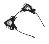 POPETPOP 1pezzi Fascia per Orecchie di Gatto Nera Cercchietto per Capelli da Esibizione Copricapo da Festival Decorazioni per Capelli da Festa da Festa