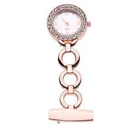 POPETPOP 1pezzi Orologio Da Tasca Per Oro Rosa Con Design Semplice e Pratico Orologio Da Medico Per e Dottori Accessorio Chic Per Uniformi e Per Professionisti Della Salute