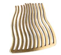 POPETPOP 1Pezzi Pettine Vintage Ottone Antico per Accessorio per Cerimonie e Matrimonio Decorazione Fatta Mano per Abbigliamento Design