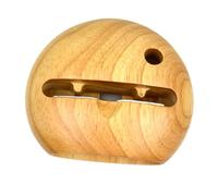 POPETPOP 1pezzi Supporto per Cellulare in Legno Naturale con Amplificatore Audio Integrato Design Ergonomico Compatto e Portatile con Porta Penna per Amplificare Suono dello Smartphone