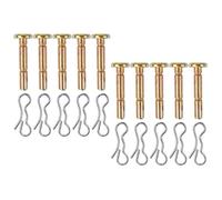 POPETPOP 1set Coppiglie e Spilli di Taglio per Spazzaneve Ricambi Resistenti e Facili da Installare Piccoli e Leggeri per Uso Invernale