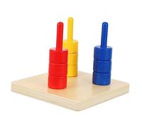 POPETPOP 1Set Giocattoli per Torre Impilamento per Sviluppo Cognitivo e Riconoscimento Dei Educativo per Anni