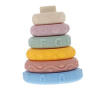 POPETPOP 1Set Impilabili Colorati per Educativo per La Sviluppo Cognitivo e Riconoscimento Colori Adatto per Mesi Materiale Sicuro e Non