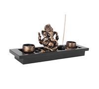 POPETPOP 1set Statua Di Buddha Elefante Stile Decorazione Per Casa e Ufficio Elegante Scultura Feng Shui Per Benessere e Prosperità Perfetta Per Mensole e Tavoli