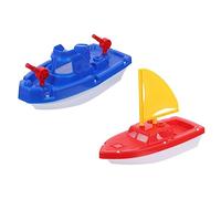 POPETPOP 2 Giocattoli Spiaggia Barche Veloci Resistenti Colorati Giocattoli Mare per Bagnetto e Allaperto per Attività Estive
