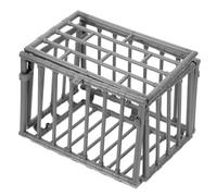 POPETPOP 2 Miniatura Gabbia Animale in Plastica Recinto per Animali Sicuro e Durevole Decorazione Te per Case in Miniatura