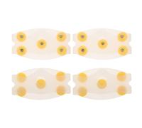 POPETPOP 2 Paia Ramponi Antiscivolo da Neve 5 Denti in Silicone Tpe per Scarpe da Trekking e Commuting Quotidiano, Trattiene Ghiaccio e Migliora la Stabilità