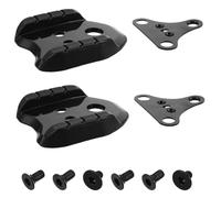 POPETPOP 2 pezzi Adattatore Pedali Bici da Corsa Convertitore Tacchetti per Posteriore Compatibile con Pedali Strada per Migliorare Efficienza e Controllo Piede in Allenamento e