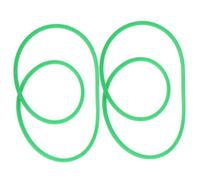 POPETPOP 2 Pezzi Cinghia Tonda in Pu Per Asciugatrice, Anello Senza Cuciture Per Cuscinetto Tamburo, Bassa Rumorosità, Facile Installazione, Compatibile Modelli, Ricambio Per Manutenzione Cestello