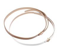 POPETPOP 2 Pezzi Cintura Sottile da Donna in Pelle Sintetica Fibbia a Forma di Cuore, Elegante e Resistente, per Abiti e Decorazioni da Strada o Feste