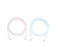 POPETPOP 2 pezzi Cinturino per Occhiali con Cordoncino Resistente per Occhiali Sole Laccio Antiscivolo per Protezione e Sicurezza
