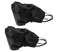 POPETPOP 2 pezzi Copribarba in tessuto protettivo per uomo, copribarba per cucina e ristorazione, copribarba per catering universale antiolio e anti detriti alimentari