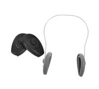 POPETPOP 2 pezzi Copriorecchie Silicone Antiscivolo con Anello Acciaio Protezione Orecchie per e Trattamenti Parrucchiere per Salone e Domestico Resistente Allolio