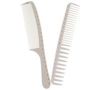 POPETPOP 2 pezzi di pettini per taglio di capelli, estensioni, conteggio di pettini, denti fini, ergonomici, leggeri, strumenti per taglio e intrecciatura per uso in salone e a casa