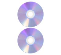 POPETPOP 2 Pezzi Dischi Cd-r Vuoti per Musica e Registrazione Audio, Plastico Resistente, Capacità Elevata, per Studio Professionale e Backup Aziendali