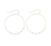 POPETPOP 2 pezzi Eleganti in Metallo con Geometriche Versatili per e Casual Colori e