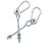 POPETPOP 2 Pezzi Ganci per Sospensione Pesanti Ganci per e Facile Resistente per Esterno Kit Versatile per e Giochi all