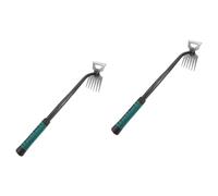 POPETPOP 2 Pezzi Hoe diserbante strumento di trazione forca da diserbo zappe da giardino Gardening Weeder Puller sradicamento attrezzi per diserbo del giardino diserbo manuale acciaio