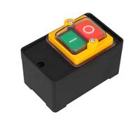 POPETPOP 2 Pezzi Interruttori Push Button Auto Bloccanti Impermeabili per Controllo Arresto Motori Pesanti Interruttore Alimentazione Macchinari Industriali