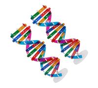 POPETPOP 2 pezzi Kit Educativo Scientifico Dna Doppia Spirale per Scuola Giocattolo Didattico Biologia Assemblaggio Manuale