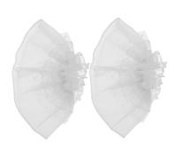 POPETPOP 2 Pezzi Maniche Polsini in Pizzo Colore Chiaro Lolita Staccabili da Donna, Maniche a Campana Finte Leggere per Costume Cosplay Matrimonio Festa Tè