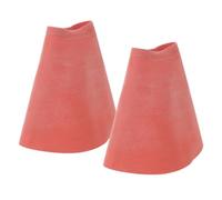 POPETPOP 2 Pezzi Manicotto Rosso in Gomma per Riparazione Muta, Foro 6,0 CM | Ricambio per Polsi di Muta e Tuta da Pesca, Cuciture Rinforzate, per Utenti Magri, Uso Outdoor