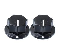 POPETPOP 2 pezzi Manopole per Potenziometro Chitarra Elettrica con Vite Controllo Volume Resistente e Facile da Installare Pomelli Anima in Anticorrosione