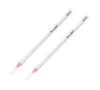 POPETPOP 2 Pezzi Matita Sopracciglio Bianco Penna Occhio Makeup Intensamente Colorato Facile da Applicare Resistente all'acqua Sudorazione Per Trucco Preciso E Lunga Tenuta