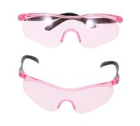 POPETPOP 2 Pezzi Occhiali Protettivi Unisex Rosa Occhiali Sicurezza Resistente per Giochi e Sport Protezione Occhi Leggera e Confortevole per attività all Aperto e Studio