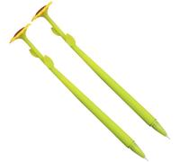 POPETPOP 2 Pezzi Penna Gel a Forma di Girasole 0,5mm, Verde | Precisa, Controllo Fine della Punta, Stile Cartone, per Studenti e Uso su Carta