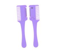 POPETPOP 2 pezzi Pettine per Taglio e Diradamento Doppia Affilata per Rifiniture Precise Leggero e Silenzioso Strumento Portatile per Domestico e Viaggio